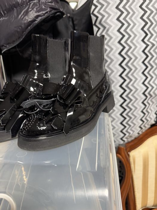 Ботинки лаковые женские 37