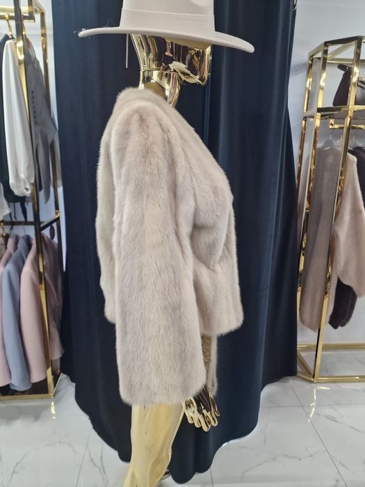 Futro norek  srebrnych