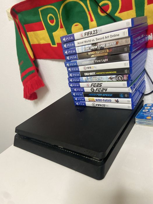 Ps4 com alguns jogos 1 tb sem caixa