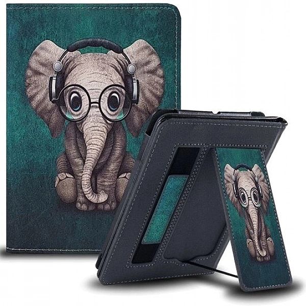 Etui Smartcase do Kindle Paperwhite V / 5 (11 generacja 6.8) ze słonie