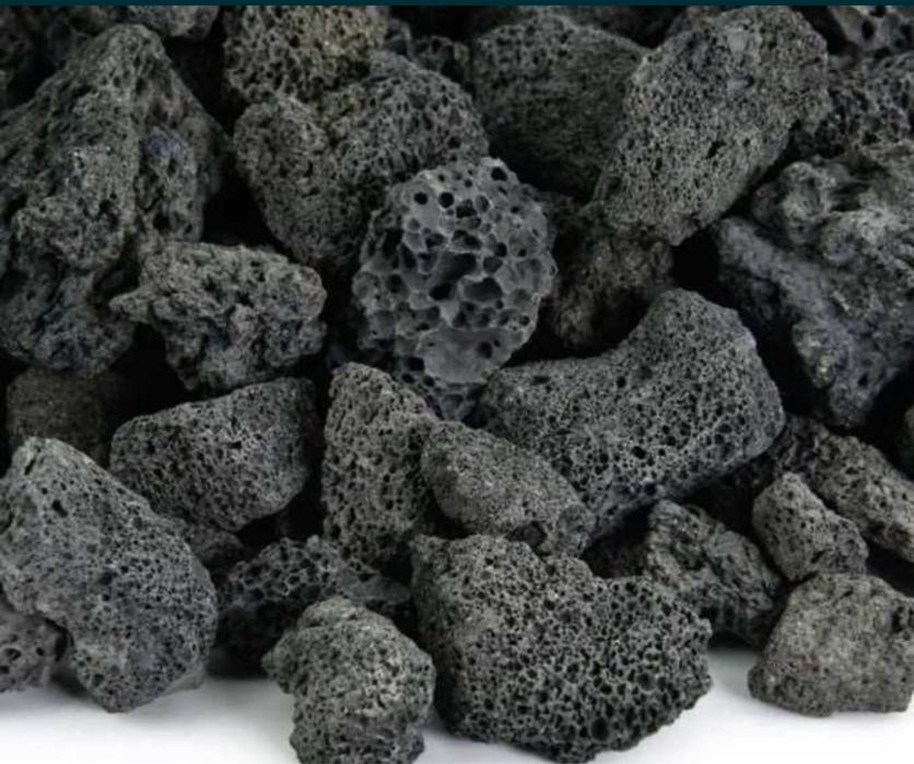 CZARNA LAWA WULKANICZNA Skała Akwarium Volcano Rock Lava Stone Malawi