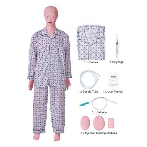 Model lalki męskiej VEVOR do szkoleń pielęgniarskich anatomiczny