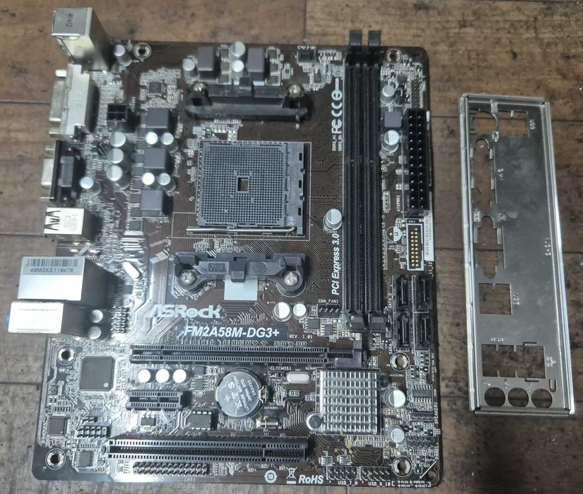 Материнская плата ASRock FM2A58M-DG3+ (FM2/FM2+, DDR3)