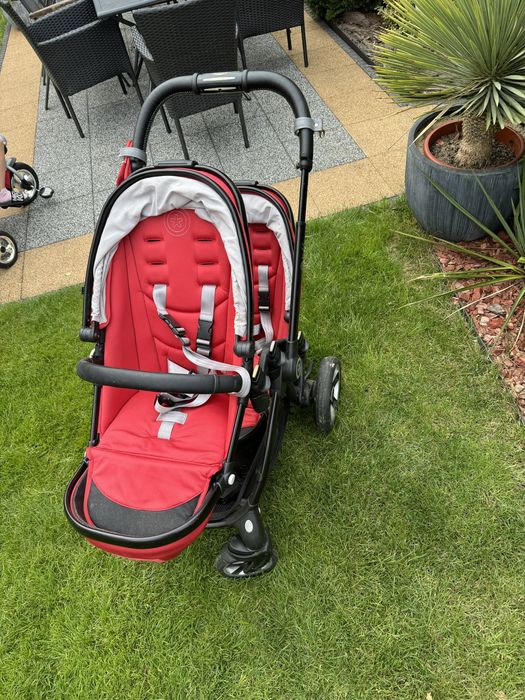 Wozek blizniaczy kiddy evostar 1 spacerowka