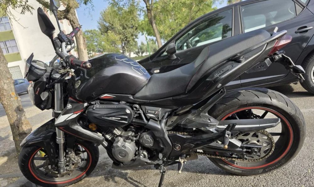 Benelli 302s 2017 acidentada