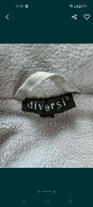 Kurtka zimowa ocieplana polarem , rozmiar 42