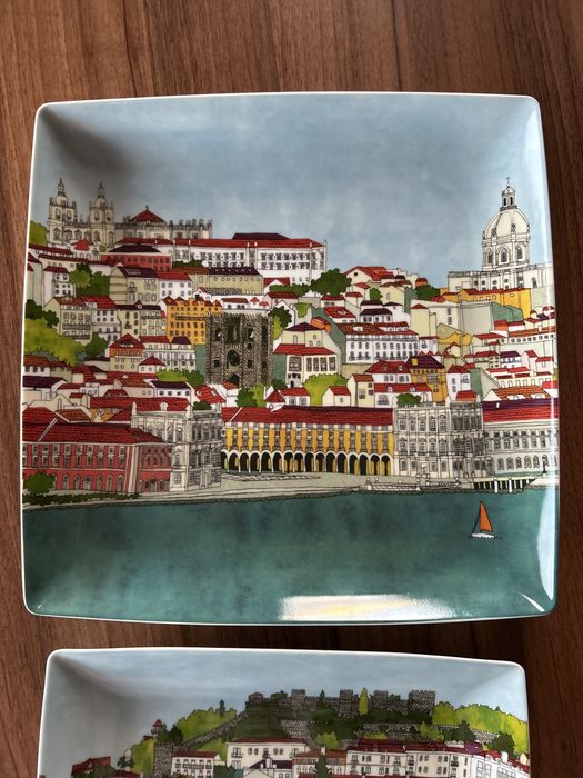 Pratos de Porcelana VISTA ALEGRE Lisboa
