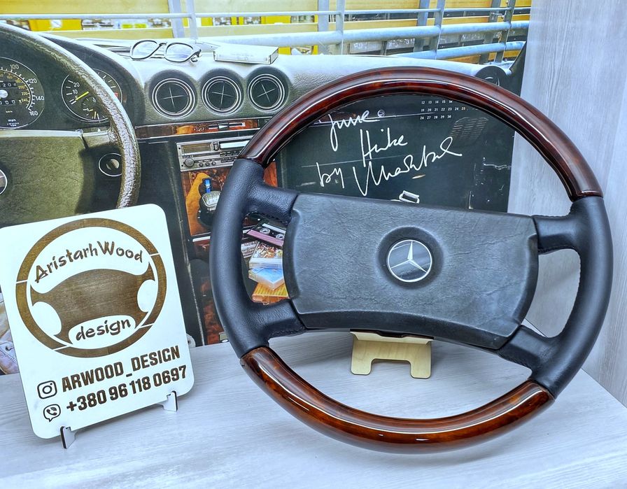 Инкрустация шпонированых вставок в руль