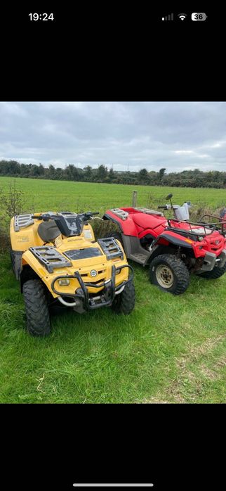 2 quady can am outlander 400