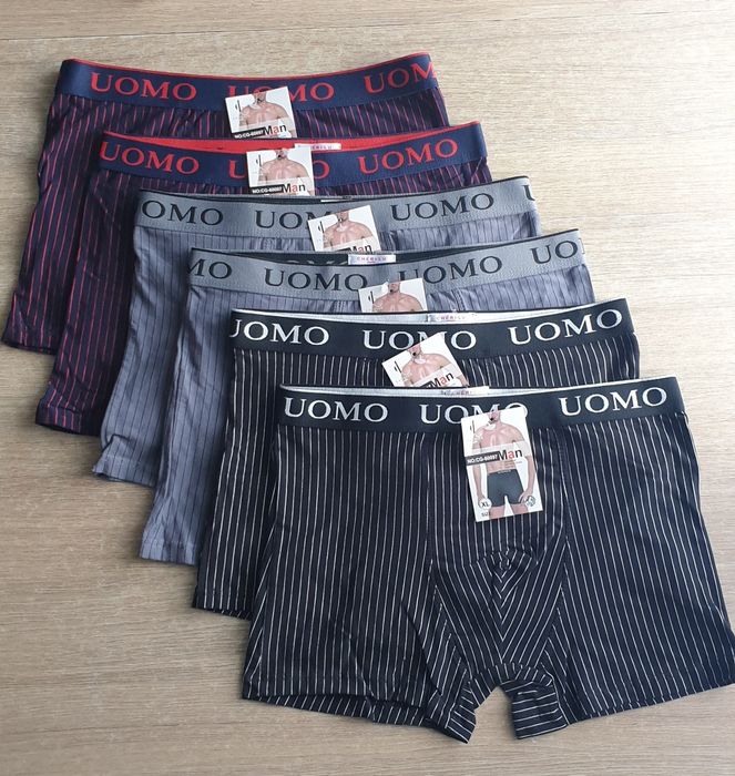 6× bokserki męskie XL bawełna