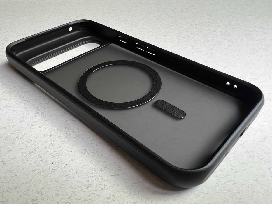 Google Pixel 9 Pro XL чохол Magnetic MagSafe чорний силікон TPU чехол