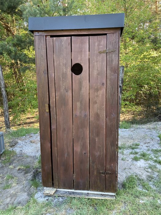 Wychodek WC kibelek toaleta na dzialkę na budowe