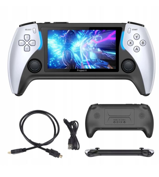 Konsola przenośna do gier Project X Ekran 4.3" IPS 40000 GIER RETRO!