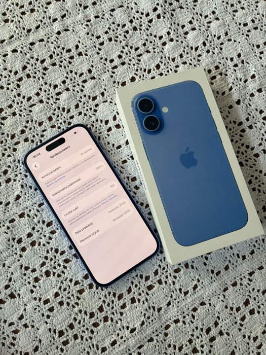 Iphone 16 128gb 100% kondycji