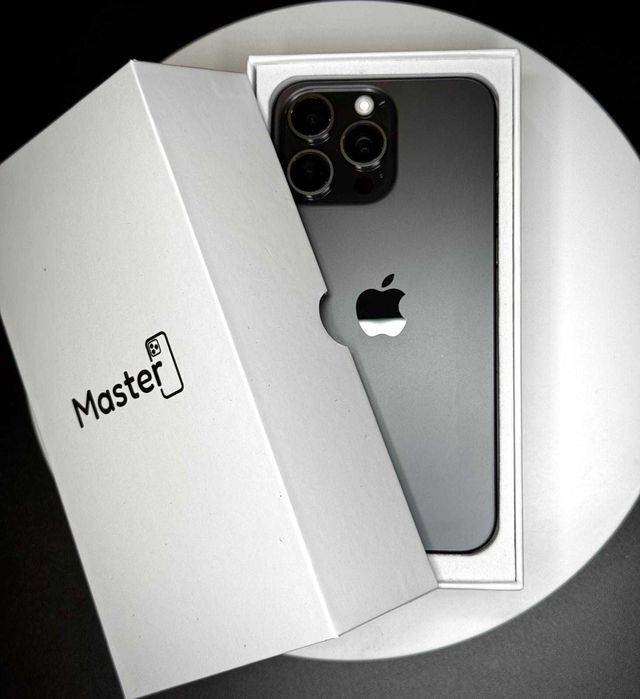 Apple iPhone 15 Pro Max 256gb Black Jak Nowy 100% bat 6Msc Gwarancji