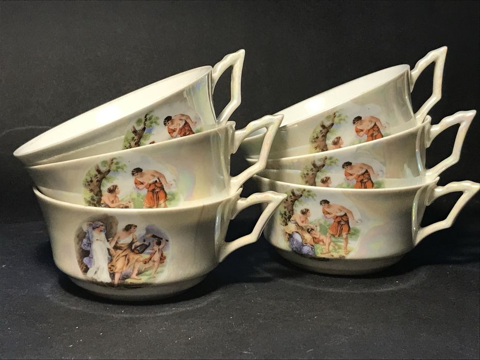 Porcelana ĆMIELÓW fason Bałtyk elementy serwisu