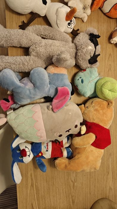 Zestaw pluszaków, Elza, Kubuś Puchatek, Tygrysek, Kłapouchy