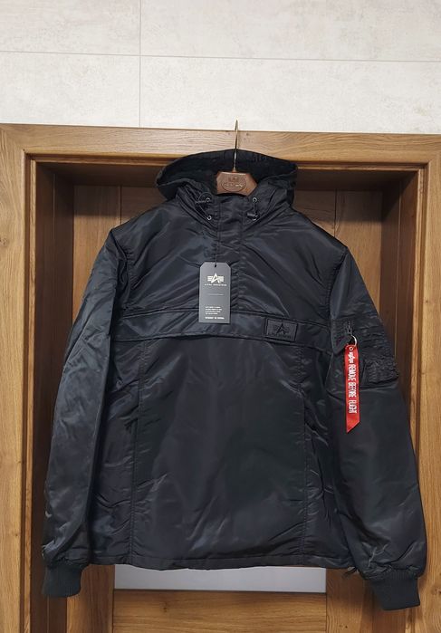 Kurtka anorak Alpha Industries czarna rozmiar XL