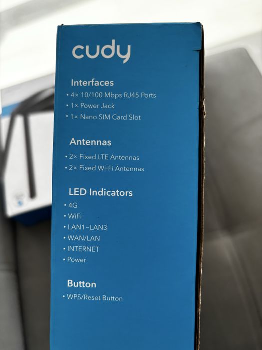 Router modem Cudy 4G LTE N300 Wi fi