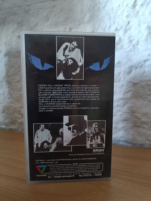 Filme VHS Túmulo de Ligeia (Tomb Of Ligeia) Roger Corman