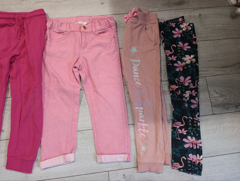 Paka spodnie roz 116/122
