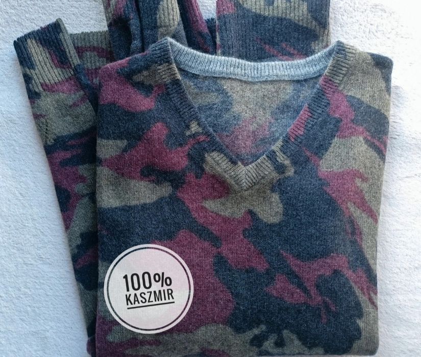 Sweter kaszmir Zadig &Voltarie/ moro