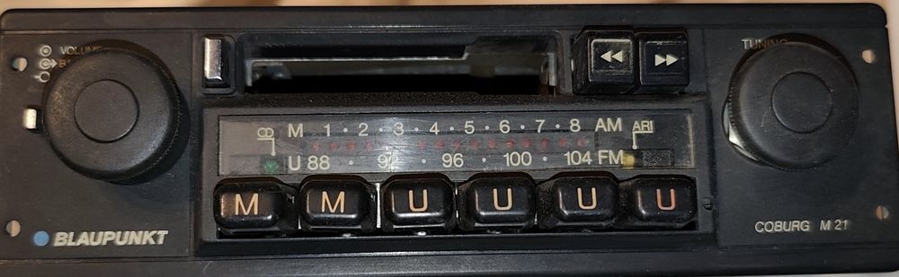 Radio samochodowe Blaupunkt coburg M 21 klasyk