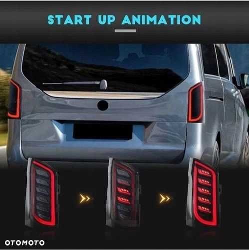 Задні ліхтарі KPL Vland Led Neon Tuning Дим Mercedes Vito V-Class 447 Flap