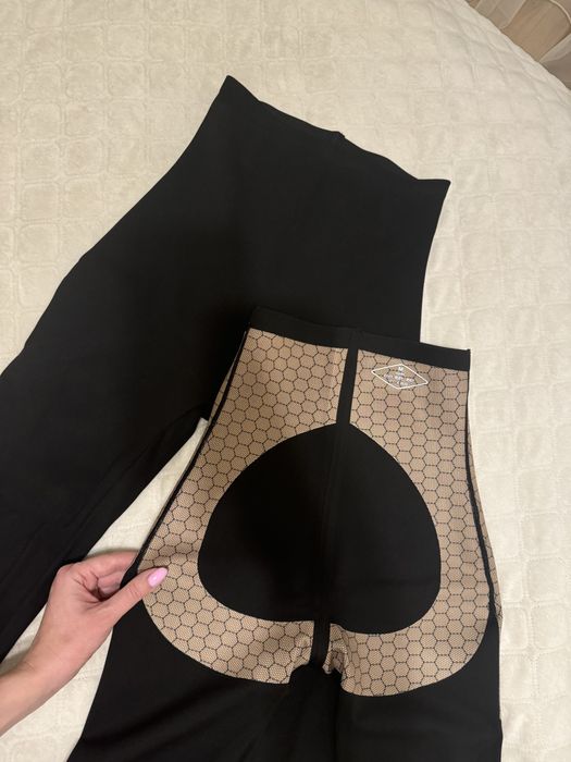 Лосіни  утягуючі з пуш-ап ефектом та з високою посадкою в талії