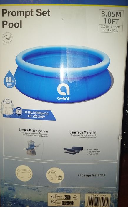 Piscina redonda de 3m