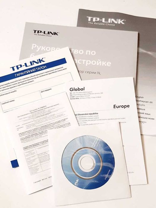 TP-Link TL-WR841N (UA) до 300 Мбит/с, 2.4 ГГц, маршрутизатор