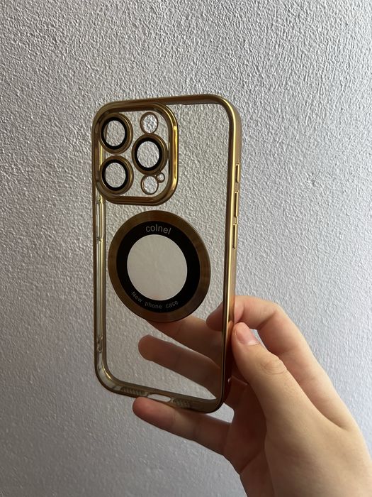 Чохол MagSafe на iPhone 14 / 15 / Pro / Max з захистом камери