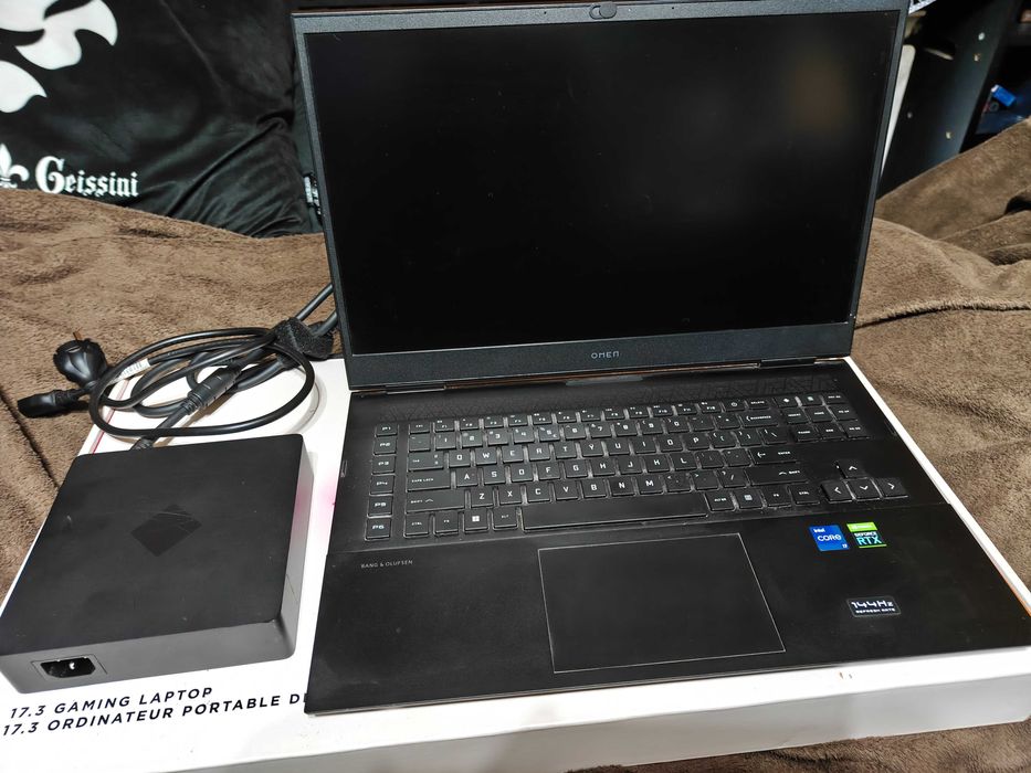 Laptop DLA GRACZY HP OMEN ck0323nw i7 512 GB SSD 32 GB RTX 3060 WIN 11