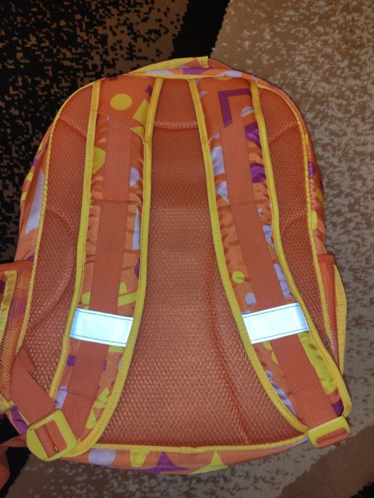 Школьный рюкзак для девочки Upixel Geometry Neverland Оранжевый б/у