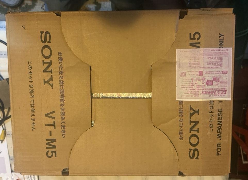 Sony Audioscope VT-M5 na caixa com manual e garantia, como novo apesar dos seus 50 anos.