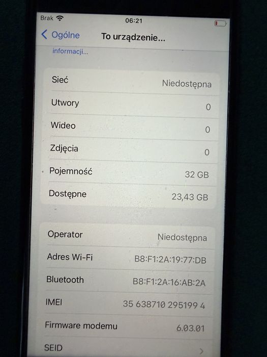 iPhone 7 32GB plus etui i szklo
