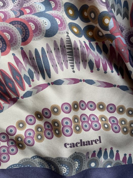 Винтажный  шелковый платок Cacharel