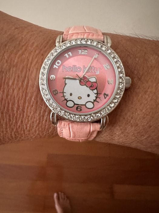 Vnedo relogio Hello Kitty original com cristais Swarovski
