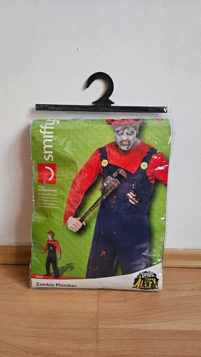 Strój Zombie Hydarulik trzyczęściowy na Halloween