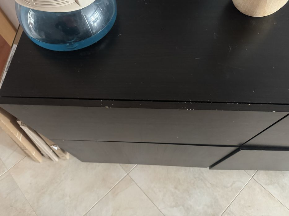 Movel Bestâ Ikea preto/castanho