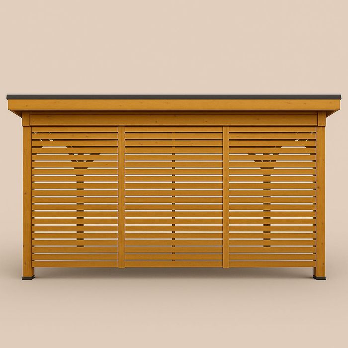 Wiata Garażowa Drewniana