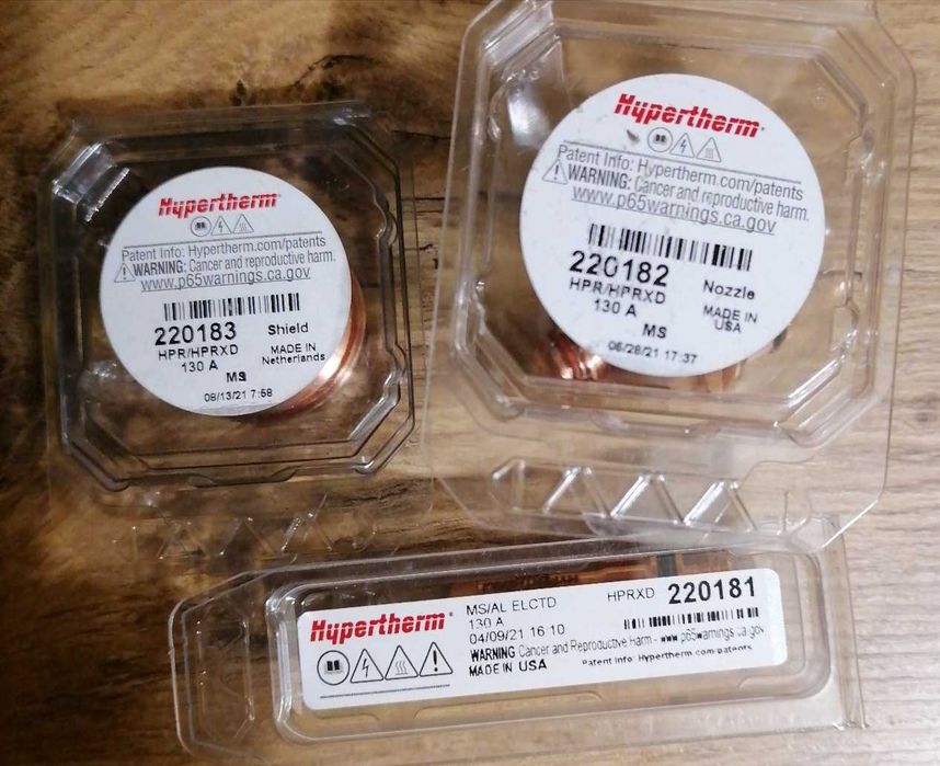 Dysza, elektroda, osłonka Hypertherm do plazmy