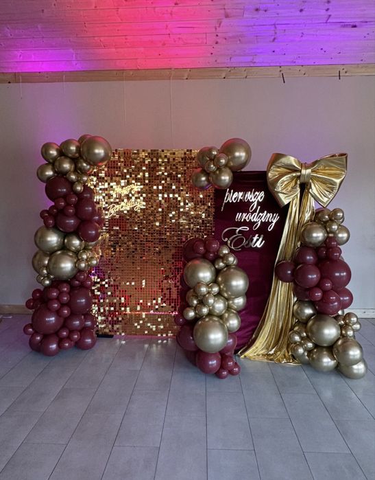 Ścianki balonowe / balonowe dekoracje