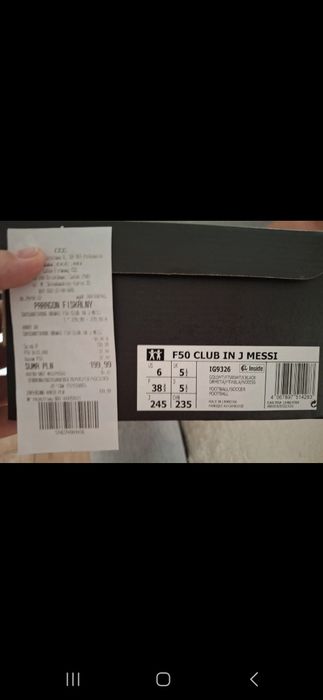 Buty messi adidas 38 2/3