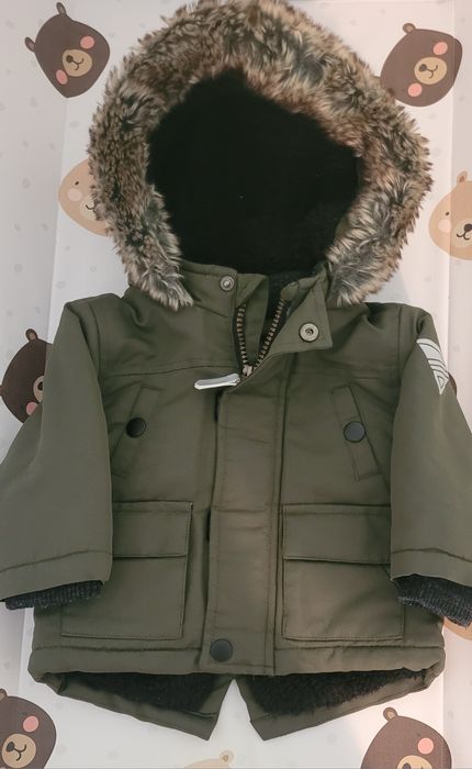 Kurtka parka primark khaki 62