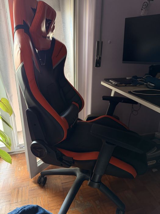 Cadeira Gaming THUNDERX3 TC5 (Até 150kg - Elevador a gás Classe 4 - Laranja)
