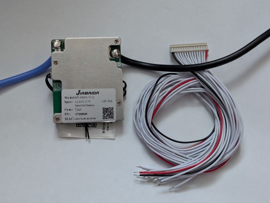 Smart BMS JBD 7-14s. Li-ion 20А 30A 40А 50A