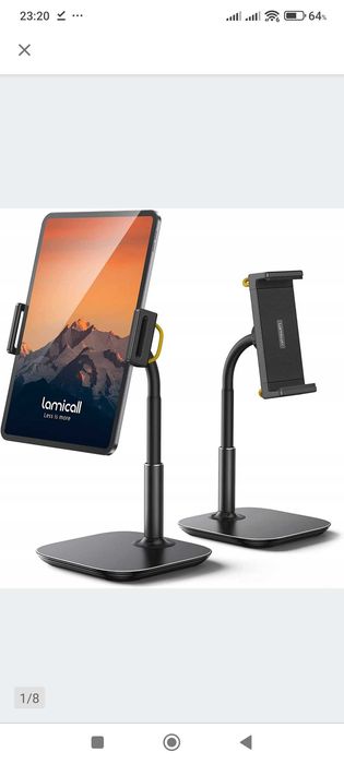 Stojak na tablet telefon smartfon Uchwyt Statyw Lamicall DT01