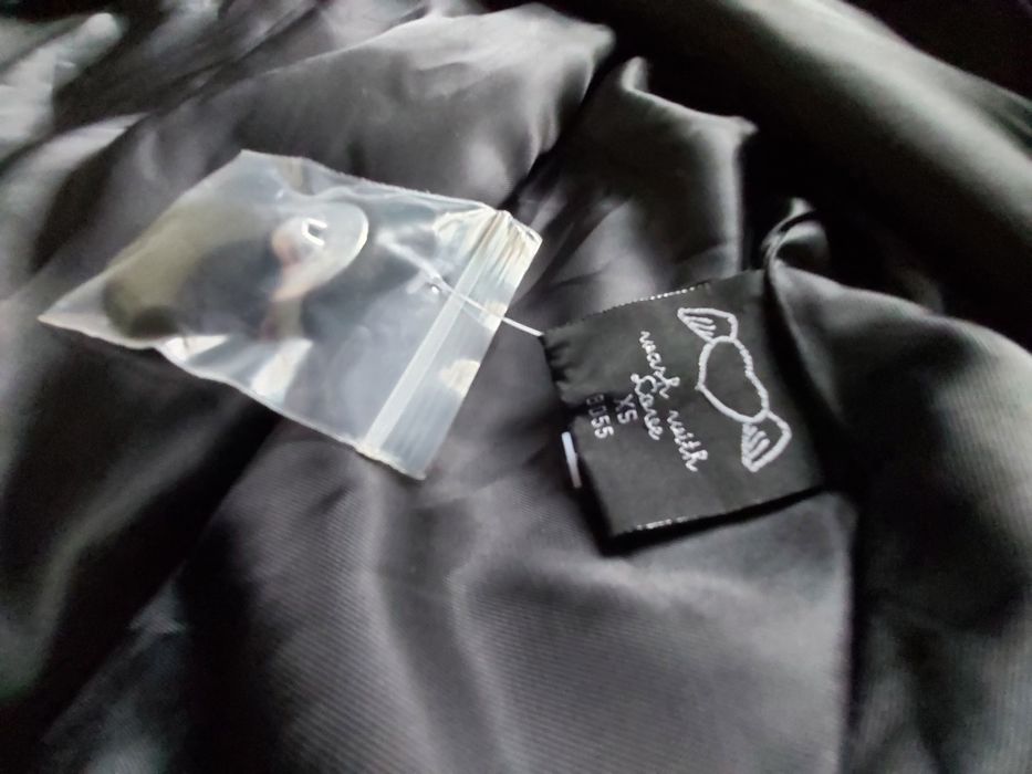 Płaszcz - Hell Bunny - Rock Noir Coat: Red - Medium. XS.