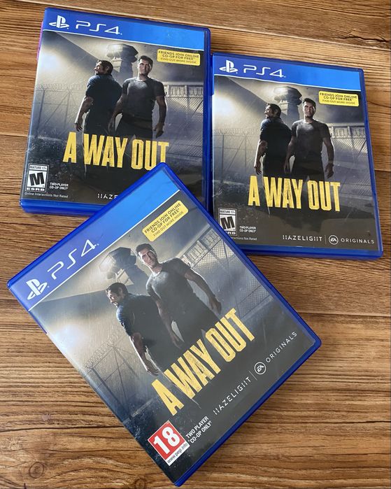 Sony PS4: A Way Out, Fallout, Yakuza, Mafia, Tutles, Prey,It Takes Two